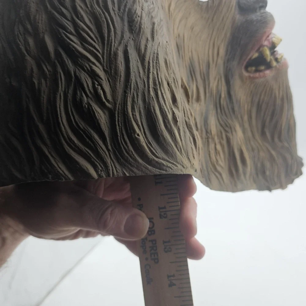 Star Wars Chewbacca Mask Lucasfilm Brown‎ Latex Adult Costume Made In Mexico